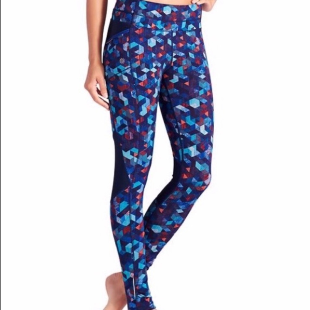 Athleta Triangular Be Free Tights leggings